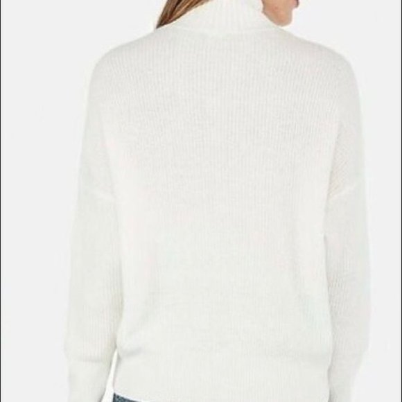 Express Rainbow Stripe Mock Turtleneck Sweater S - Picture 3 of 3